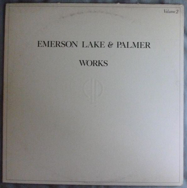 Emerson, Lake & Palmer ‎– Works Volume 2 -1977- Jazz, Rock, Blues (vinyl)
