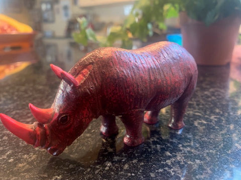 Enesco Home Grown Vegetable Collectibles “Beet Rhino” # 4025386 Figurine, Hard To Find