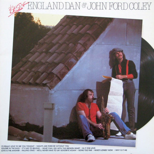 England Dan & John Ford Coley ‎– Best Of England Dan & John Ford Coley-1979- Pop Rock, Folk (vinyl)