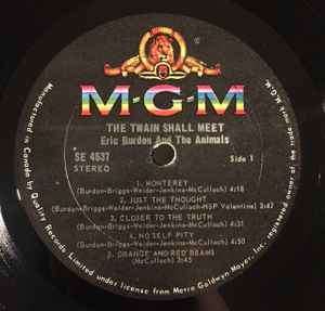 Eric Burdon & The Animals – The Twain Shall Meet - 1968-	Blues Rock, Pop Rock, Psychedelic Rock, Classic Rock ( Rare Vinyl )