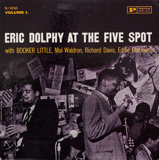 Eric Dolphy – At the Five Spot, Vol. 1 – 1961 – Avant-Garde Jazz / Post-Bop (Vinyl) Very Rare