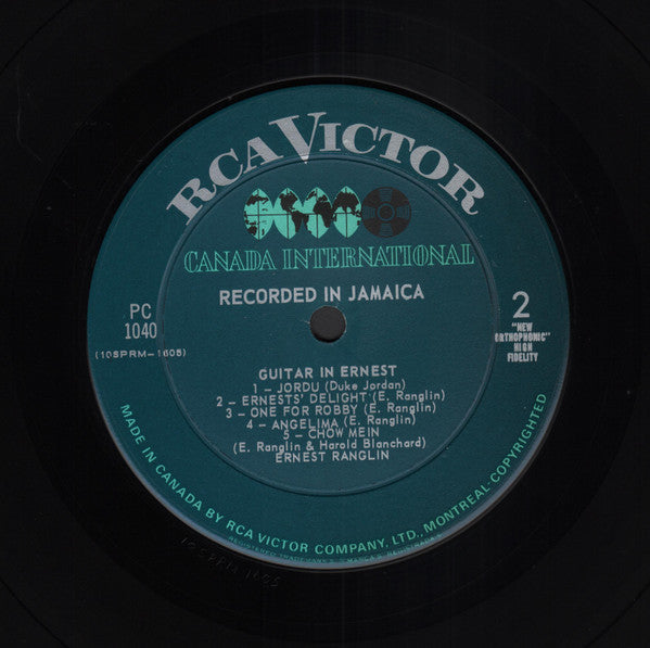 Ernest Ranglin – Guitar in Ernest (Jazz / Caribbean / Instrumental, Vinyl LP)  RARE