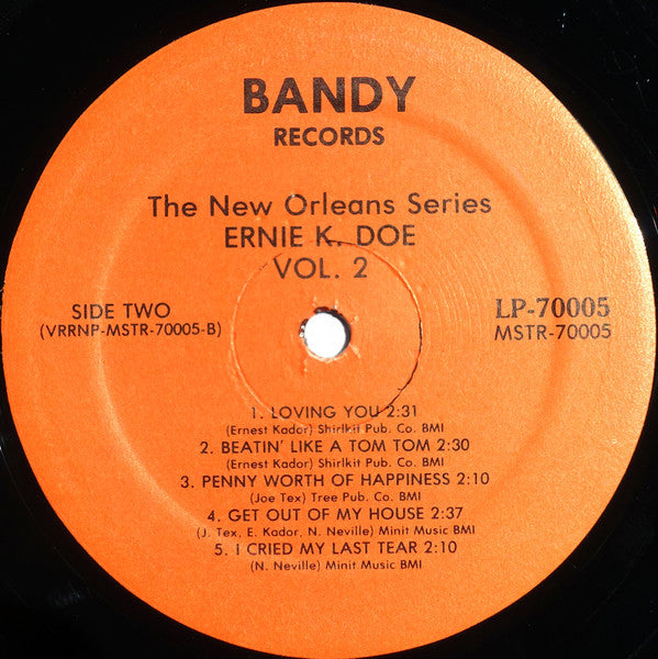 Ernie K-Doe ‎– Ernie K-Doe Vol. 2 - Funk / Soul, Rhythm & Blues ( Rare Vinyl)