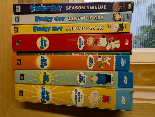 7 Seasons of Family Guy & One Special - Sold As A Lot