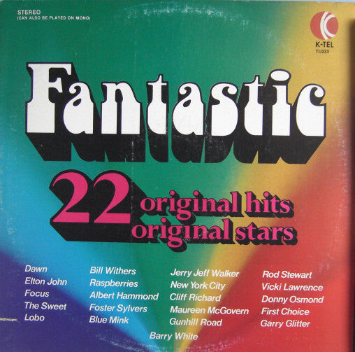 Fantastic 22 Original Hits 22 Original Stars -1973- Country Rock, Pop Rock, Classic Rock (Clearance Vinyl)