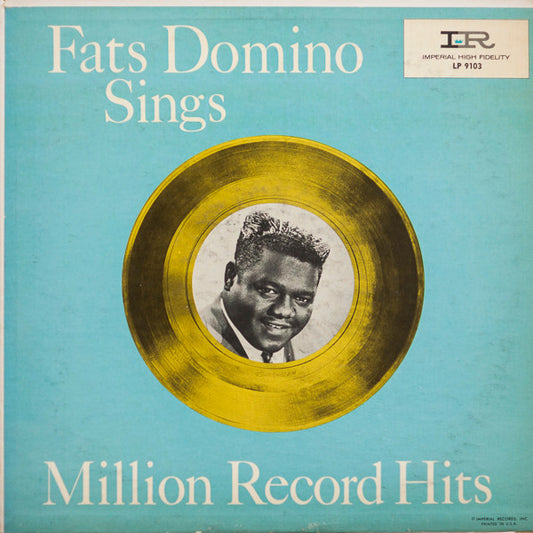 Fats Domino Sings Million Record Hits -1960  Rhythm & Blues, Soul (vinyl)