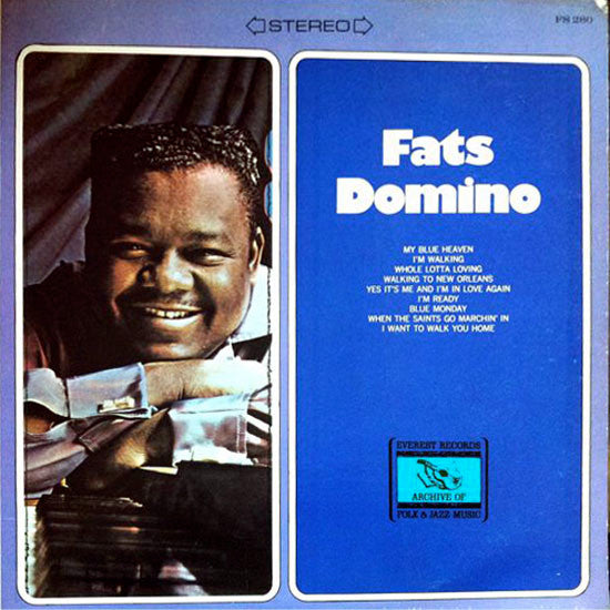 Fats Domino – Fats Domino - 1974- 	Rock & Roll, Rhythm & Blues  (vinyl) Near Mint