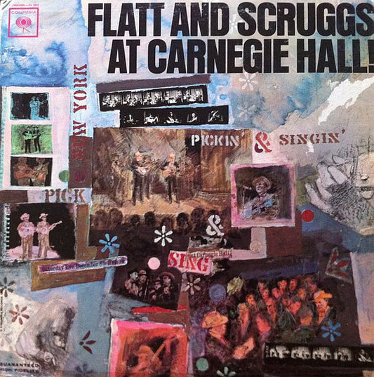 Flatt & Scruggs – At Carnegie Hall! (Bluegrass / Country, 1960s Vinyl LP)