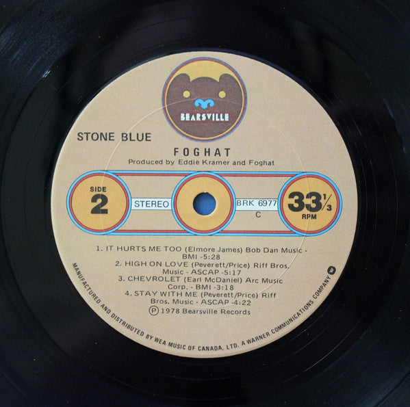 Foghat – Stone Blue – 1978 – Hard Rock / Blues Rock  (vinyl)