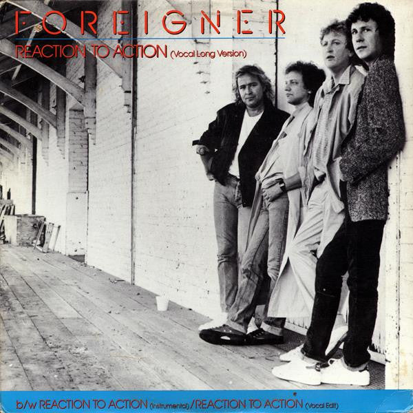 Foreigner – Reaction To Action 1984-Rock Style: Pop Rock (vinyl)  Promotional Copy