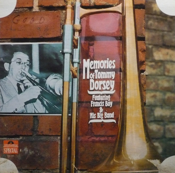 Francis Bay & His Big Band Memories Of Tommy Dorsey - 1967-Jazz Swing (Rare Vinyl)