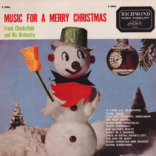 FRANK CHACKSFIELD – Music for a Merry Christmas ,1959, Easy Listening, Holiday (vinyl) Clearance
