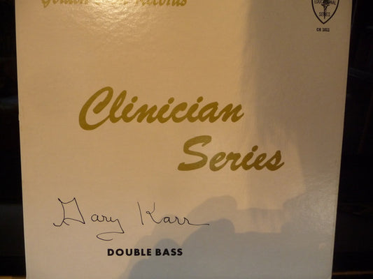 Gary Karr – Double Bass Classical PROMO (Very Rare)
