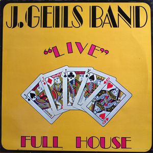 J. Geils Band  Live Full House -1972 Blues Rock (vinyl)