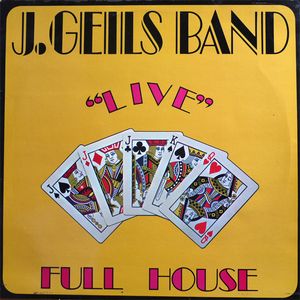 J. Geils Band LP Live Full House -1972 Blues Rock (clearance vinyl) Some Marks- Playable