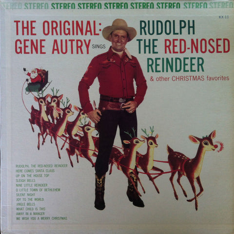 Gene Autry ‎– Rudolph The Red-Nosed Reindeer & Other Christmas Favorites - Childrens Folk (1950's vinyl)