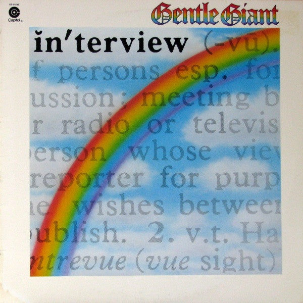 Gentle Giant Interview - 1976- Rock Style: Prog Rock &nbsp;( Vinyl )