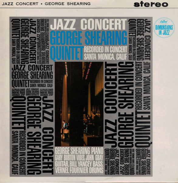 George Shearing – Jazz Concert (Live Jazz / Quintet / Hard‑Swinging Cool Jazz, Vinyl LP) EMS‑1157