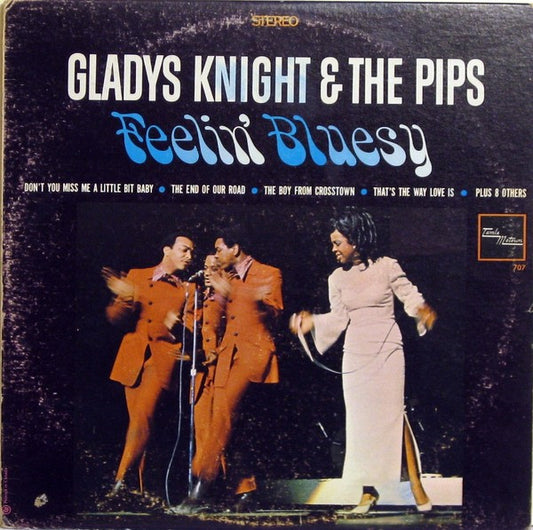 Gladys Knight & The Pips ‎– Feelin' Bluesy -1968- Rhythm & Blues, Soul (vinyl)