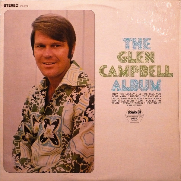 Glen Campbell – The Glen Campbell Album 1973 Pop Fol Vinyl - Sealed Copy