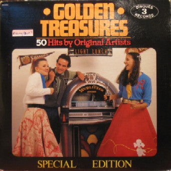 50 Golden Treasures – 1970s – Pop / Rock / Compilation - 1931- 1981 - 3 lp set (Vinyl)