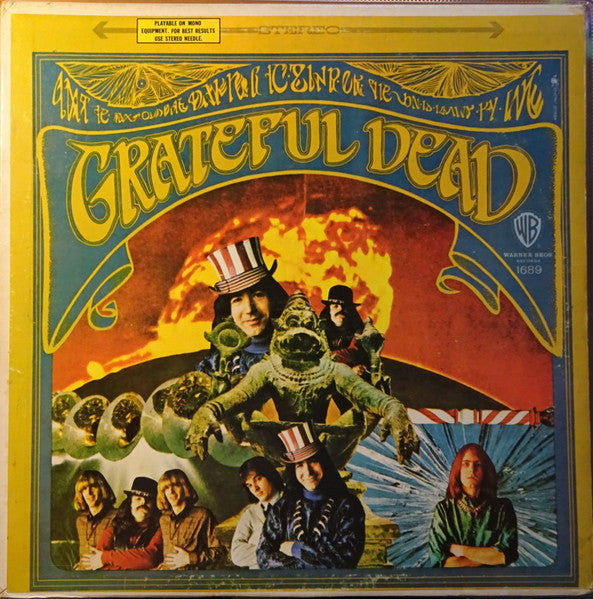 Grateful Dead-Grateful Dead - 1968-Country Rock, Psychedelic Rock, Classic Rock (Very Rare Vinyl) misspelled THE GREATFUL DEAD
