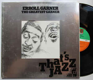 Erroll Garner ‎– The Greatest Garner -1976 - re- Issue - Swing, Bop Jazz (vinyl)