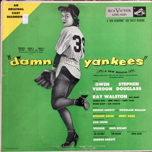 Gwen Verdon, Stephen Douglass With Ray Walston – Damn Yankees (An Original Cast Recording) 1955-Stage & Screen ,Musical (Rare Vinyl)