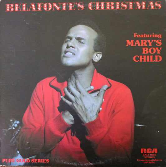 Harry Belafonte Belafonte's Christmas - 1976-Vocal, Holiday Christmas (Near Mint Vinyl)