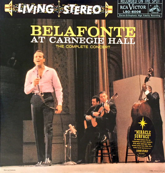 Harry Belafonte - Belafonte At Carnegie Hall - The Complete Concert - 2 lps -1969-Pop, Folk, World, & Country ,Vocal (vinyl)