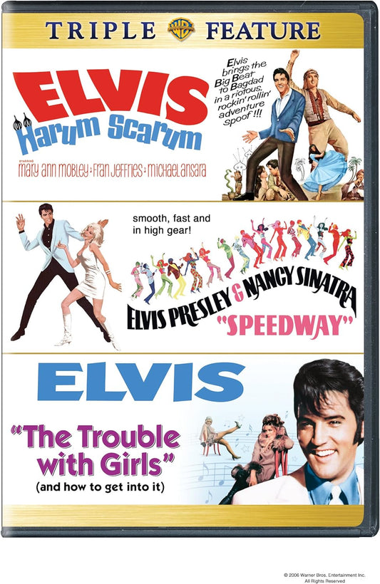 Harum Scarum / Speedway / The Trouble With Girls 2 dvd set  ( Mint DVD )