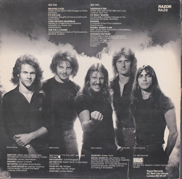 Helix – White Lace & Black Leather ( lp ) 1981 Hard Rock ( Vinyl)