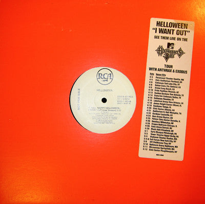 Helloween – I Want Out - 1988-Rock Style: Heavy Metal (Vinyl) Mint Vinyl, 12", 33 ⅓ RPM, Promo