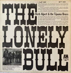 Herb Alpert & The Tijuana Brass ‎– The Lonely Bull - 196? -  Latin Jazz (vinyl)