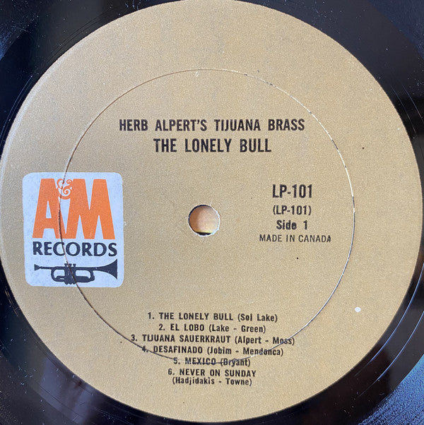 Herb Alpert & The Tijuana Brass ‎– The Lonely Bull - 196? -  Latin Jazz (vinyl)