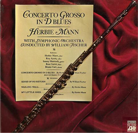 Herbie Mann ‎– Concerto Grosso In D Blues- 1969 Jazz (vinyl)