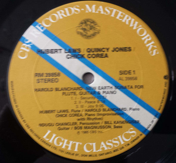 Hubert Laws – New Earth Sonata / Telemann: Suite in A Minor (Jazz‑Classical Fusion / Contemporary Classical / Crossover, Vinyl LP) RM‑39958