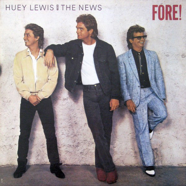Huey Lewis And The News ‎– Fore! -1986  Pop Rock (vinyl)