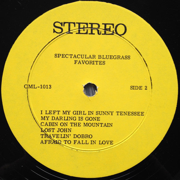 Hylo Brown, Bill Clifton And His Dixie Mountain Boys – Spectacular Bluegrass Favorites - Folk, World, & Countr,Bluegrass (Vinyl