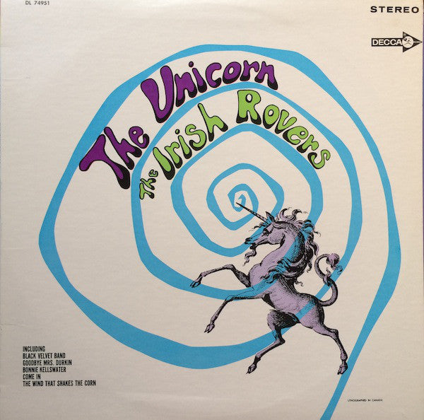 Irish Rovers ‎– The Unicorn -1967 Folk (vinyl) Classic !