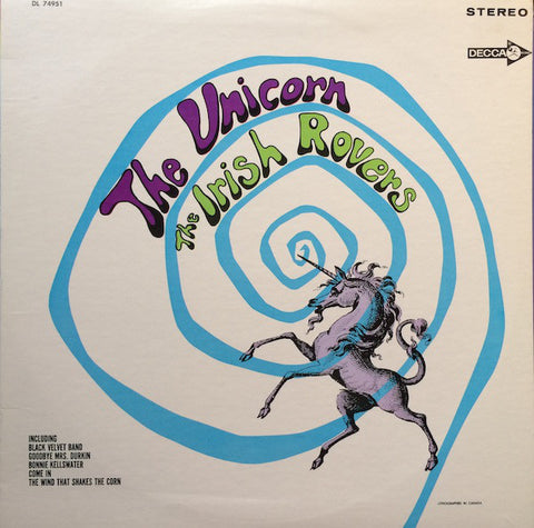 Irish Rovers ‎– The Unicorn -1967 Folk ( Clearance vinyl)