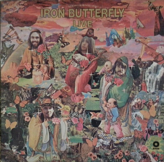 Iron Butterfly - Live -1970- Psychedelic Rock, Experimental (vinyl) Near Mint Awesome