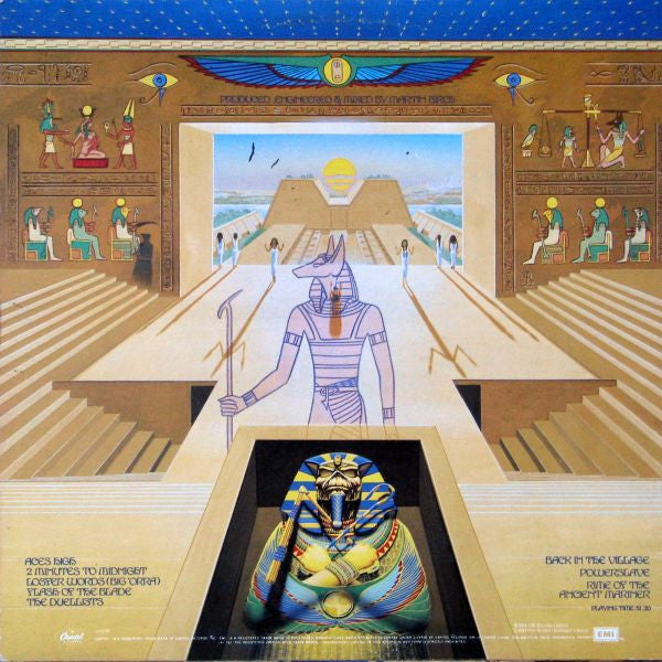 Iron Maiden – Powerslave – 1984 – Heavy Metal  (vinyl) Mint copy