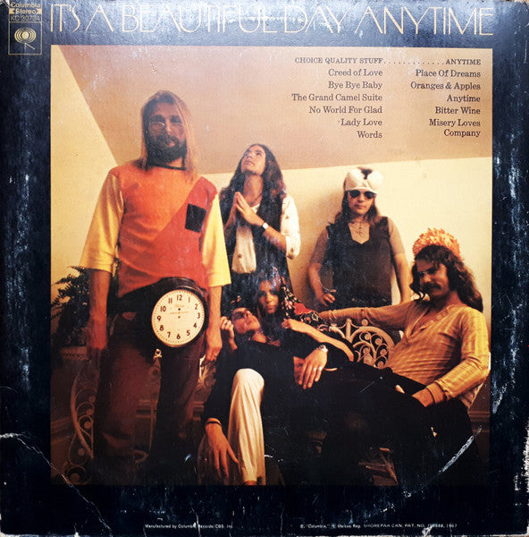 It’s a Beautiful Day – Choice Quality Stuff / Anytime (Psych‑Folk / West Coast Rock / Singer‑Songwriter, Vinyl LP) KC‑30734