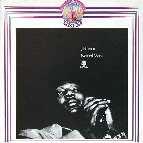 J.B. Lenoir – Natural Man - 1981-Blues Style:Chicago Blues, Electric Blues (Italian Import Vinyl)
