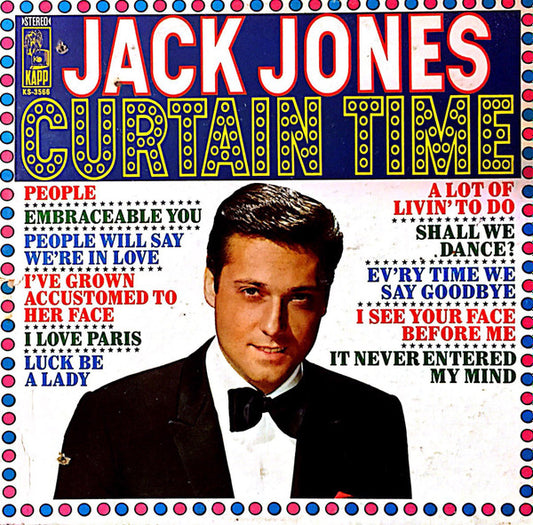 Jack Jones – Curtain Time - 1968- Pop (Vinyl) Near Mint