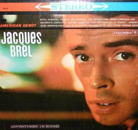Jacques Brel  American Debut - 1960- Pop Chanson (Rare Vinyl)  Mint