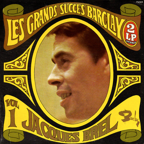 Jacques Brel – Les Grands Succès Barclay Vol 1 - 2lps - 1972-Pop Chanson (vinyl ) NM