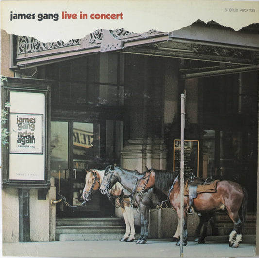 James Gang – Live In Concert 1971-	Blues Rock, Prog Rock (Vinyl )