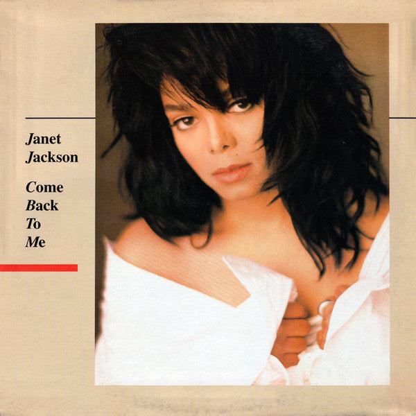 Janet Jackson – Come Back To Me - 1990 Electronic, Hip Hop Style: House, Downtempo ( Vinyl, 12", 33 ⅓ RPM, Maxi-Single) Mint